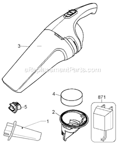 Part Location Diagram of 90508842 DeWALT FOAM FILTER